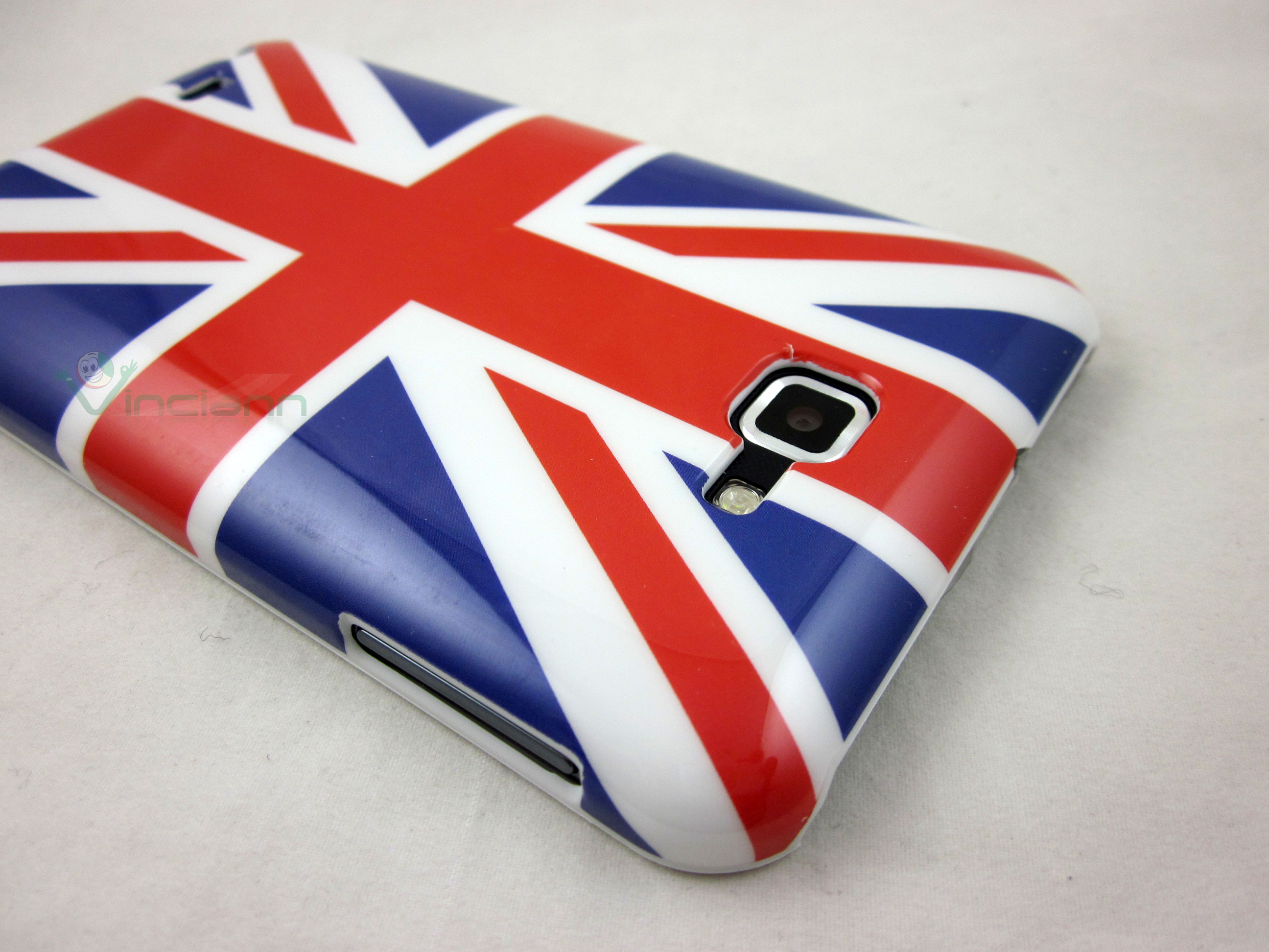 Cover Bandiera INGLESE per Samsung Galaxy Note sottile custodia back 