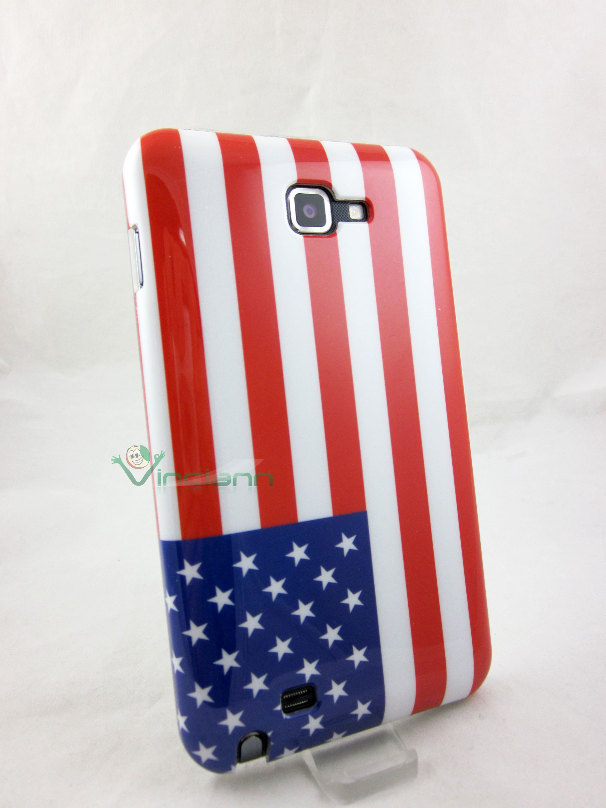 Cover Bandiera AMERICANA per Samsung Galaxy Note sottile custodia back 